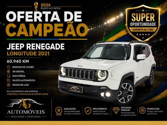 JEEP RENEGADE 1.8 16V FLEX LONGITUDE 4P AUTOMÁTICO JEEP RENEGADE 1.8 16V FLEX LONGITUDE 4P AUTOMÁTICO